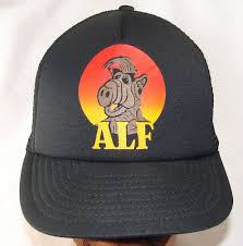 Vintage 1980 S Alf Snapback Hat Cap Trucker Mesh Alien Tv Series Original Alf Hats Snapback Hats
