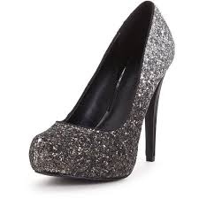 Black And Silver Shoes Heels Shoe Box North Platform Graduated Glitter Court 21 Liked On Polyvore Featuring Shoes Sparkly High Heels Glitter Stilettos High Heels Pumps Heels Stilettos