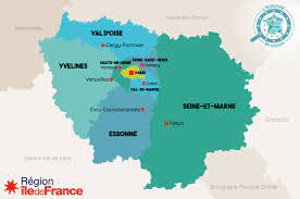 La carte murale région île de france mise à jour inclut, entre autres, le réseau routier de la région, les villes, les rivières, les limites de départements et de régions. L Europe En Region L Ile De France Touteleurope Eu