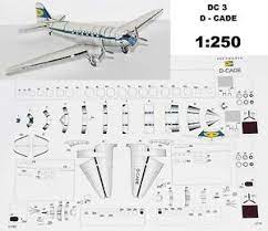 Hier eine kategorie die ganz dem flugmodellbau gewidmet ist. Kartonmodell Papiermodell Bastelbogen Douglas Dc 3 Lufthansa D Cade 1 250 Ebay