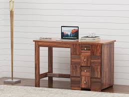 Products backed by a lifetime guarantee—shop online today! Priscilla Solid Wood Computer Work Table With 4 Drawers Decornation