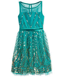 Crystal Doll Girls Sequin Illusion Party Dress Special Occasion Kids Baby Macy S Macys Outfits Kids Dress Dresses