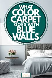 Dark blue carpet living room. What Color Carpet Goes With Blue Walls Home Decor Bliss
