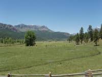 Highway 160, along the east fork road. East Fork Rocky Mountain Recreation