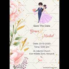 Shop personalized christian wedding cards. Christian Wedding Invitation Video Card And Gif Seemymarriage