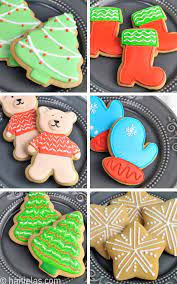 Cookies come packaged in clear bags, 4 mini cookies to a bag. Simple Christmas Decorated Cookies Haniela S