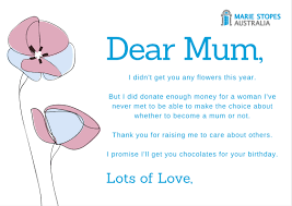 Choose from funny ecards or heartfelt virtual greetings. Making Mother S Day Special Marie Stopes Australia