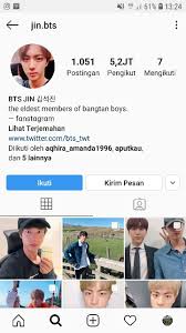 Akun Instagram Member Bts Yang Asli Real Musdeoranje Net