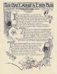 Illustrated Children S Poem Called Ballad Of A Ladybug For Wallart Or Stationery Natur Childrens Poems Poetry For Kids Nature Poem