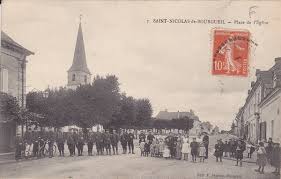 Suite au diagnostic réalisé par la poste sur la commune et afin de faciliter la localisation des habitations par les services : Saint Nicolas De Bourgueil Carte Postale Ancienne Et Vue D Hier Et Aujourd Hui Geneanet