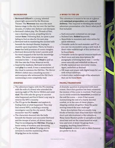 The Horror Within, 8th-Level One Shot (5E - PDF)