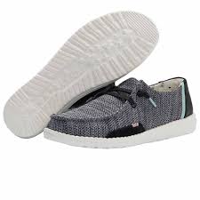 Shop shoestation.com for the best hey dude shoes for men, women and kids. Hey Dude Women S Sparkling Black Wendy Sox