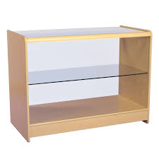 Custom jewellery display showcase table. Retail Shop Display Glass Showcase Counter Maple The Shop Fitting Shop