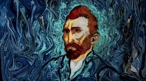 Tribute To Vincent Van Gogh By Turkish Artist Garip Ay Van Gogh Paintings Van Gogh Ebru Art