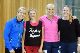 Among her achievements as club player are national championships. Heidi Loke Kjaereste