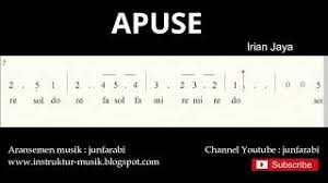 Check spelling or type a new query. Not Angka Apuse Not Angka Lagu Daerah Youtube