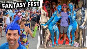 Partake in dozens of themed costume parties, street fairs, art exhibits, live music and tea dances. Wild Key West Fantasy Fest Body Paint Costumes Festival 2019 Key West Florida Youtube