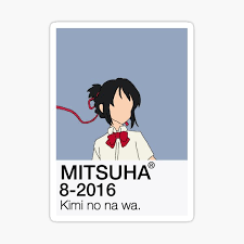 Mitsuha miyamizu (宮水 三葉 miyamizu mitsuha) is the female protagonist of kimi no na wa. Mitsuha Miyamizu Stickers Redbubble