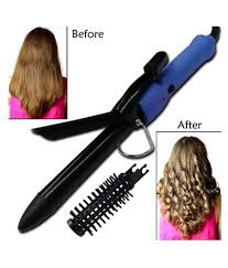 Without cable restraints, you can curl your hair anywhere. 2in1 Ceramic Curl Curling Hair Curler Hot Hair Brush Light Weight Curling Wand Waver Maker Tool 25w Violet Black Product Style Price In India Buy 2in1 Ceramic Curl