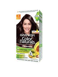 Iced coffee, macadamia and dark chocolate hair colouring from garnier's best at home hair dye ranges leave you with a desirably natural looking hue. Buy Garnier Color Naturals Creme Hair Color Darkest Brown 3 Hair Colour For Women 6617856 Myntra