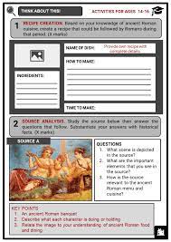 Turn your dinner parties into something fancy with customized dinner party menu cards from canva's free templates you can personalize. A Roman Menu Facts Worksheets Apicius Cookbook Roman Meals