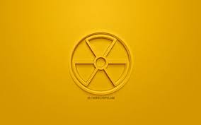 The yellow sign is a fictional symbol or glyph, first described in robert w. Radioactive Sign Hazard Symbol Nuclear 3d Icon Radiation Warning Sign Yellow Background Hd Wallpaper Peakpx