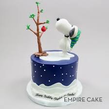 We've got news for you: Snoopy Christmas Birthday Empire Cake
