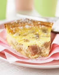 Tarte A La Rhubarbe A La Normande Recette Tarte Rhubarbe Rhubarbe Recette