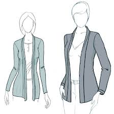 On aime le look traditionnel mais très actuel avec le col châle: Epingle Sur Patrons Femme