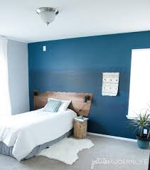 Custom wall panels with gold leaf. 75 Brilliant Blue Bedroom Ideas And Photos Shutterfly