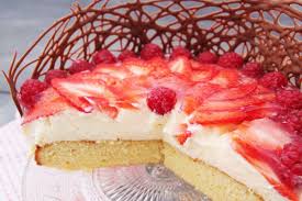 Veganer Erdbeer Pudding Kuchen C B With Andrea Rezept Pudding Kuchen Veganer Kuchen Lecker