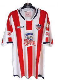 1994 astros #10 carlos el pibe valderrama. Atletico Junior Home Fussball Trikots 2007 Sponsored By Pastas La Muneca
