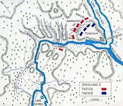 Map Of The Battle Of Ticonderoga On 8th July 1758 In The French And Indian War Map By John Fawkes Fort Ticonderoga American War Of Independence Ticonderoga