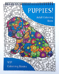 People who are suffering from depression, anxiety and even post traumatic stress disorder. Puppies Adult Coloring Book Of 50 Popular Dog Breeds Vip Coloring Books Vip Coloring Books Vip Coloring Books 9780998118116 Amazon Com Books