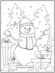 Kostenlose weihnachten schneemann ausmalbilder und malvorlagen. Malvorlage Weihnachten Kostenlose Ausmalbilder