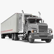 Trailer Truck Mack Chu613 3d Model Ad Truck Trailer Mack Model Trucks Brochure Design Template Business Cards Creative