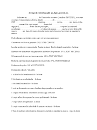 Nota de constatare la fata locului,. Nota De Constatare La Fata Locului