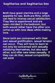 A cancer man and sagittarius woman will work surprisingly well together. Sagittarius And Sagittarius Compatibility In Sex Love And Friendship