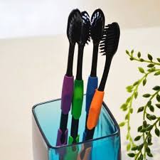 Bamboo Charcoal Travel Toothbrush Brushing Teeth Dental Decay Oral Care