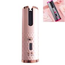 Top rated automatic hair curler suitable for all hair types, it's heat settings mean you can adapt the temperature based on your styling needs. Sunsky Usb Charging Automatic Hair Curler Portable Mini Wireless Multi Function Curling Iron With Lcd Display Pink