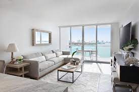 Condo interior architectural design in miami & ft lauderdale. Modern Miami Condo With Coastal Accents Moniomi Design Hgtv