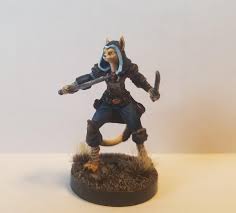 Tabaxi Rogue Minipainting By fishwolf2215, posted a year ago anthro artist/miniature painter. tabaxi rogue minipainting