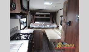 Front bedroom with queen walk around bed. Jayco Jay Feather Review 3 Standout Floorplans