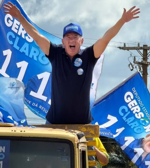 Gerson Claro encerra campanha em Sidrolândia liderando pesquisa para deputado estadual • Rota Bioceânica