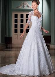 Magbridal Gorgeous Lace Queen Anne Neckline A Line Wedding Dresses With Detachable Jacket A Line Wedding Dress Wedding Dresses Lace Ball Dresses