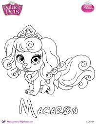 Download pets and wild animals coloring sheets. Princess Palace Pets Coloring Page Of Macaron Princess Coloring Pages Disney Coloring Pages Free Coloring Pages