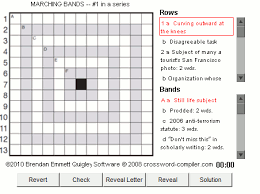 Check spelling or type a new query. Crossword Puzzles By Brendan Emmett Quigley May 9 2010 May 15 2010