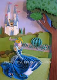 Cinderella Quilling Origami And Quilling Quilling Designs Quilling