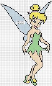 Fee Clochette Dessin Petit Carreau Dessin Carreau Coloriage Pixel