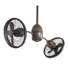 Relaxing dual oscillating fan white noise for sleeping and studying. Dual Ceiling Fans Double Headed Ceiling Fan Twin Motors Modernfanoutlet Com